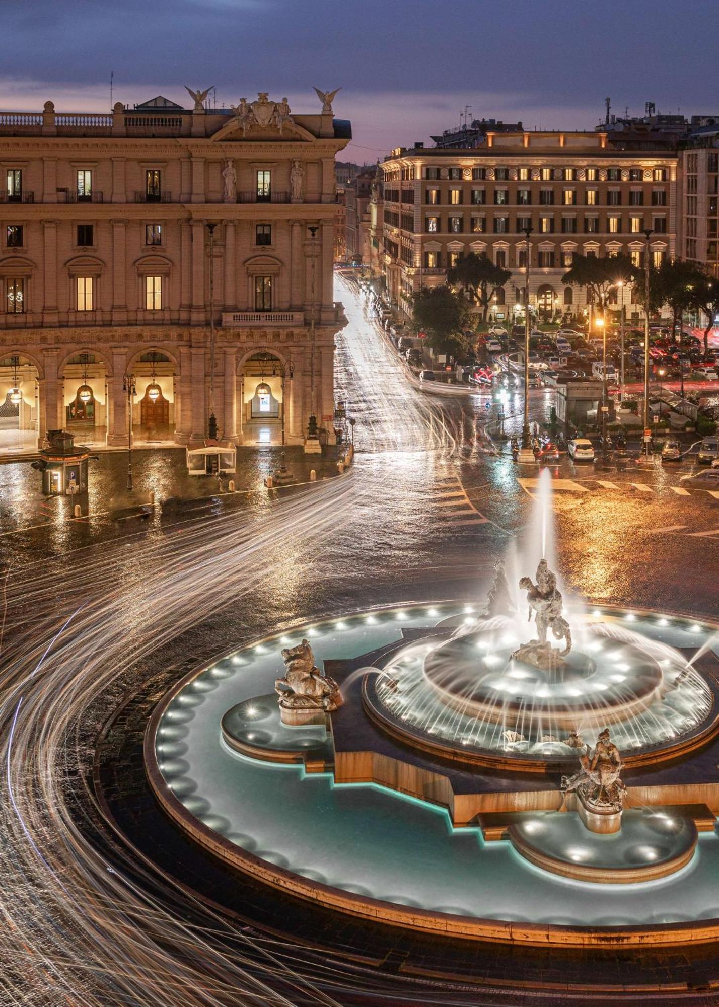 Hotel Anantara Palazzo Naiadi Roma Esterno foto Fountain of the Four Rivers